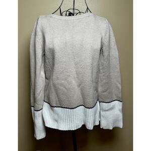 Ann Taylor Colorblock Knit Sweater Women’s Small